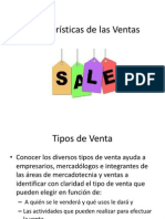 Características de Las Ventas Clase 4