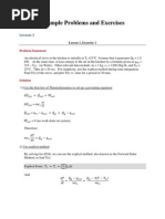 Heat Transfer Example Problems