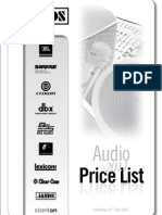 Jands Audio PriceList July 11