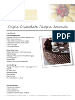 Triple Chocolate Ripple Joconde