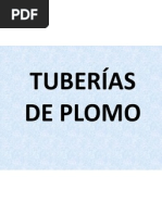 Tuberias de Plomo