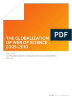 The Globalization of Web of Science