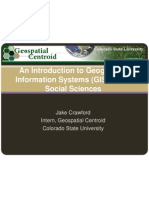 GIS in Social Science Workshop Presentation