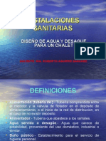 Diseno de Agua y Desague para Un Chalet - Sesion 1