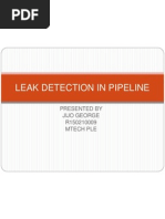 Leak Detection in Pipeline-Jijo