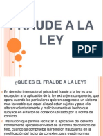 Fraude A La Ley