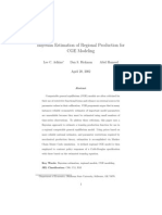 Bayesian Estimation of Regional Production For CGE Modeling: Lee C. Adkins Dan S. Rickman Abid Hameed April 20, 2002