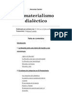 El Materialismo Dialectico Alexander Spirkin