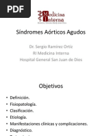 Síndromes Aórticos Agudos Clase