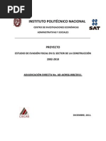 Evasión Fiscal en El Sector de La Construcción