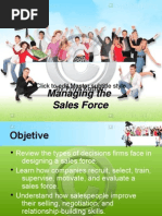 Sales Force Managment