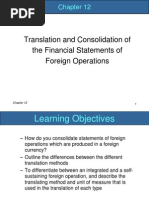 Chapter 12 Translation and Consolidation of FS