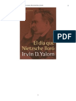 Yalom, Irvin - El Dia Que Nietzsche Lloro