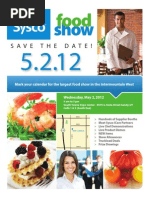 Food Show Flyer