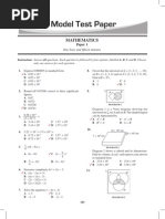 Model Test Paper