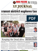 Transit District Explores Tax: Uunnddeerr Pprreessssuurree