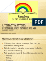 Notes For Book: Literacy Matters by Robin Fogarty