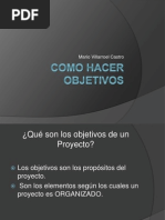 Como Hacer Objetivos