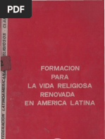 Clar - Formacion para La Vida Religiosa Renovada en America Latina