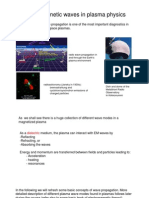 Electromagnetic Waves in Plasma Physics