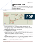 EXP 6 Serial Adder