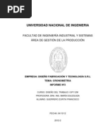 Informe Empresa Metalmecanica DT