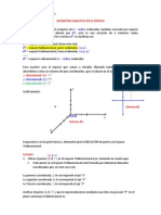 Geometria Analitica en El Espacio