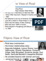 The Filipino View of Rizal