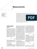 Conductance Measurements Part 1: Theory: A Review of Parameters Describing Electrolyte Solutions