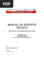 Manual de Soporte Técnico Canaimitas