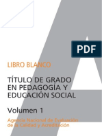 Libro Blanco de Pedagogia