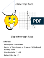 Slope Intercept Gameboard