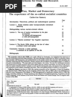 Catherine Samary: Plan, Market and Democracy (1988, NSR N.7/8)