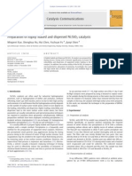 Catalysis Communications: Mingwei Xue, Shenghua Hu, Hui Chen, Yuchuan Fu, Jianyi Shen