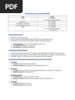 Respiratory Assessment (IPPA) : Check Tactile Fremitus