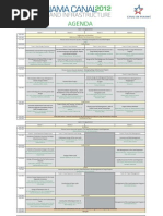 International Engineering and Infrastructure Congress Panama Canal 2012 - Agenda