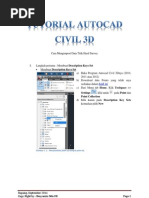 1 Tutorial Autocad Civil 3d Point Data