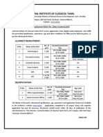 Notification CICT Non Academic Posts