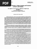 Protein Turn Mimetics. I. Design, Synthesis, and Evaluation in Model Cyclic Peptides 1993 Tetrahedron