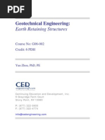 Geol Eng - Earth Retaining Structures