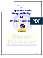 Corporate Social Responsibility at Bharat Petroleum: A Project Report On