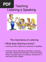 Teaching Listening Speaking