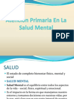 Atencion Primaria y Salud Mental