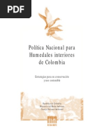 Politica Nacional Humedales Colombia