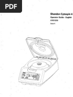 Thermo Shandon Cytospin 4 Operation Manual