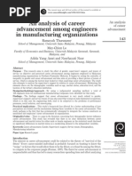 An Analysis of Career Advancement Among Engineers