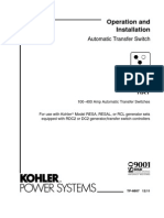 Kohler RXT Transfer Switch Install