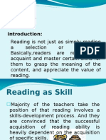 Reading As A Skill