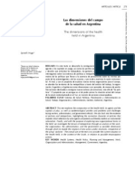 Spinelli - 2010 - Las Dimensiones Del Campo de La Salud en La Argentina