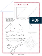 Polar Express Activities - Snowflake Instructions